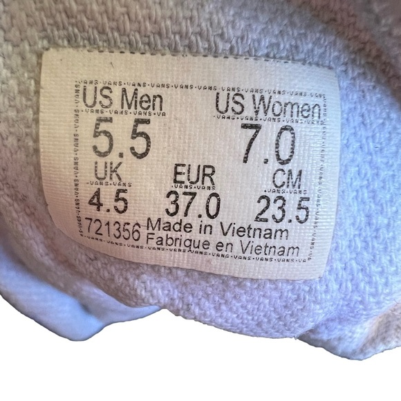 Vans off the wall old skool rainbow checks unisex skater shoes W Sz 7 M Sz 5.5 - Picture 9 of 13